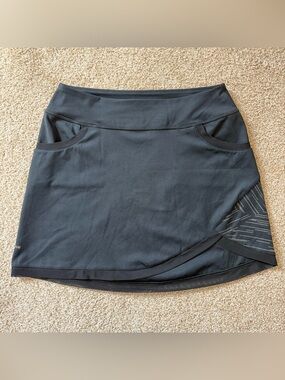Pearl Izumi Cycling Sugar Skirt Black Pull On Pockets NO LINER Women’s Medium